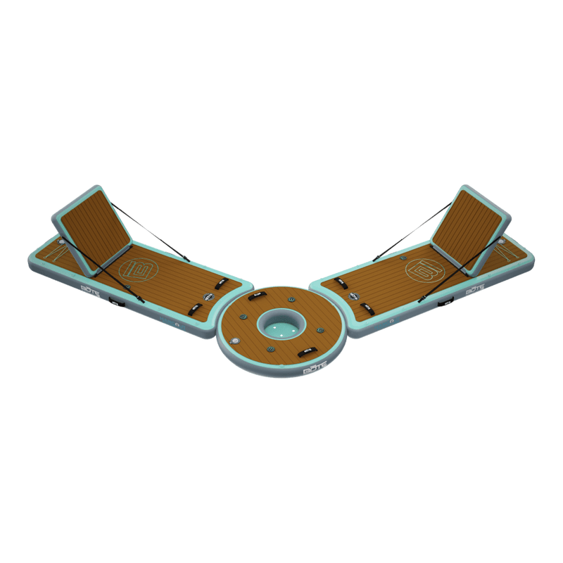 Front angled view of the Inflatable Hangout Lounge Bar Duo