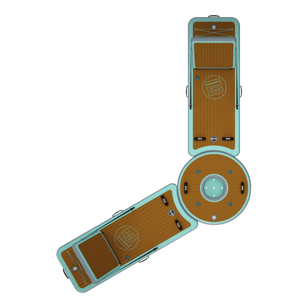 Top view of the Inflatable Hangout Lounge Bar Duo