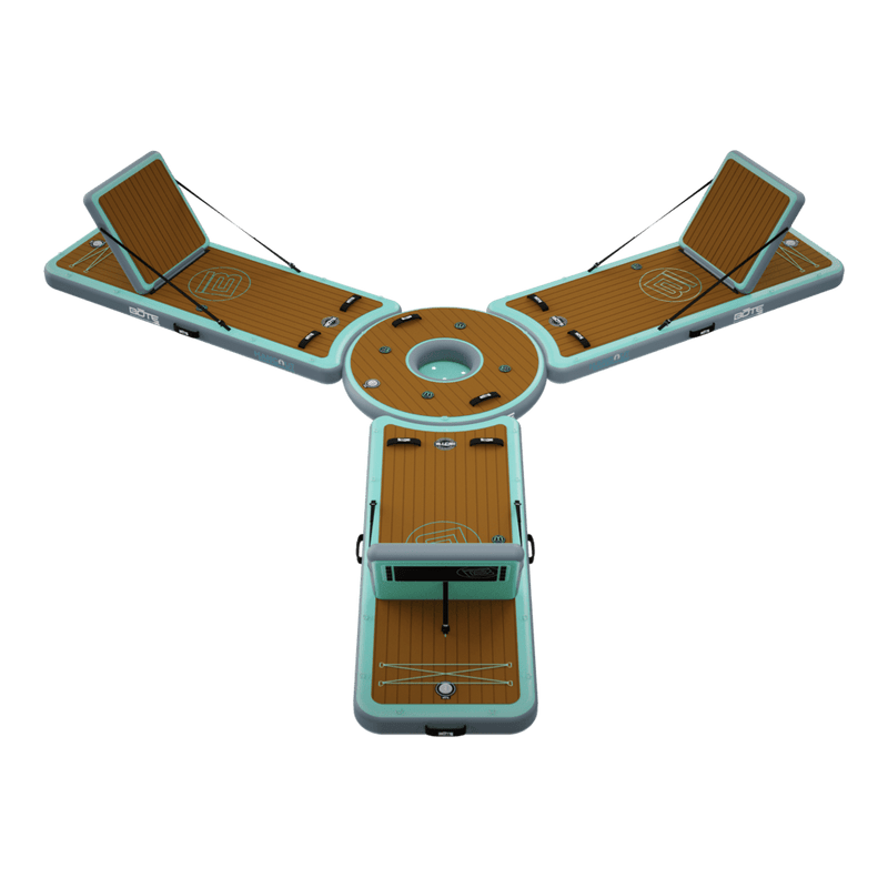 Front angled view of the Inflatable Hangout Lounge Bar Trio