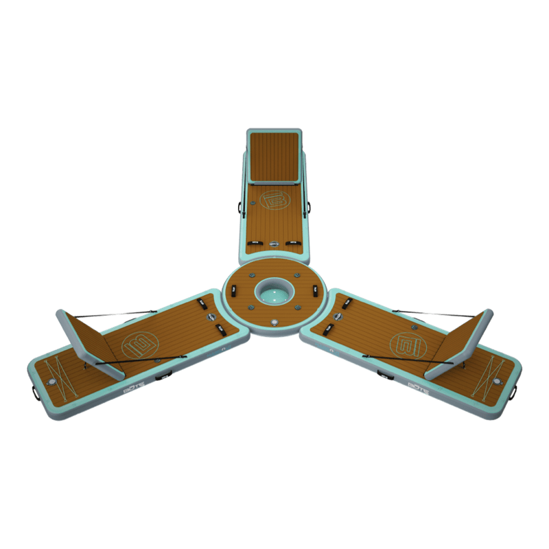 Top angled view of the Inflatable Hangout Lounge Bar Trio