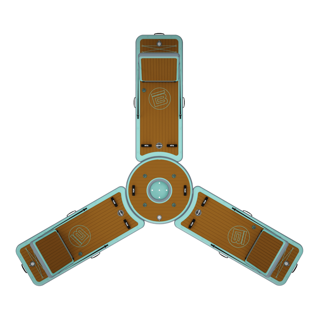Top view of the Inflatable Hangout Lounge Bar Trio