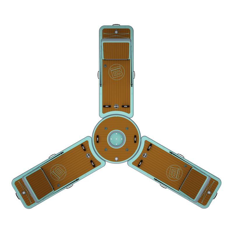 Top view of the Inflatable Hangout Lounge Bar Trio