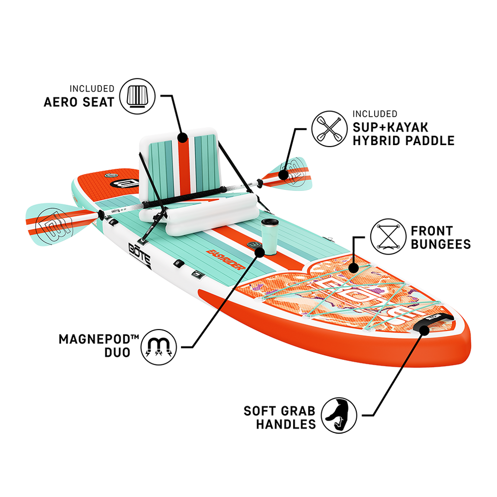 Beginner Inflatable Paddle Board — SUP & Kayak | BOTE