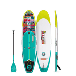 Top, side, and bottom view Breeze 10′6″ Native Spectrum Paddle Board
