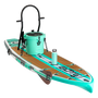 HD 10′6″ Full Trax Seafoam Paddle Board Package