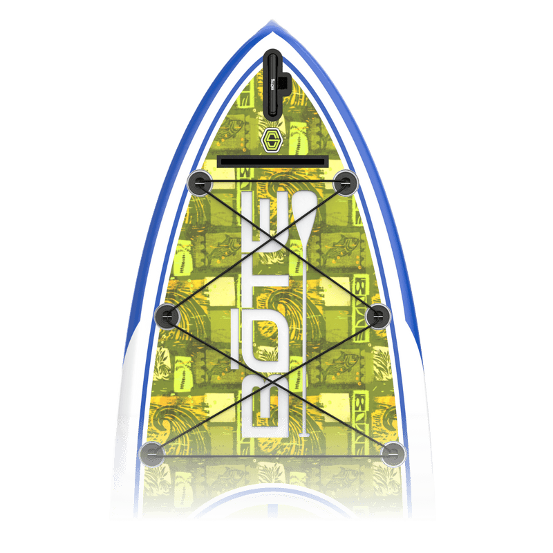 Zoomed in view of the nose area of the HD 10′6″ Native Nalu Paddle Board