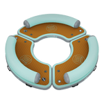 Front angled view of the Inflatable Dock Hangout 360 Trio