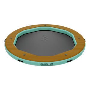 Top view of the Inflatable Hangout Water Hammock 10 Classic