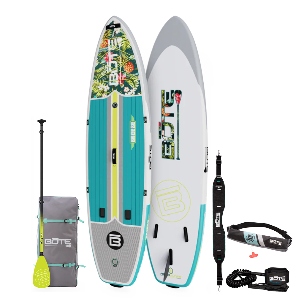 Breeze Aero 11'6" Native Floral Cuda Inflatable Paddle Board Package