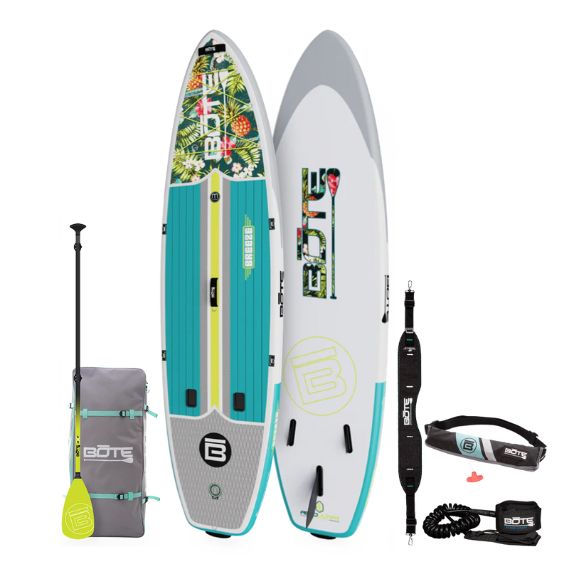 Breeze Aero 11'6" Native Floral Cuda Inflatable Paddle Board Package