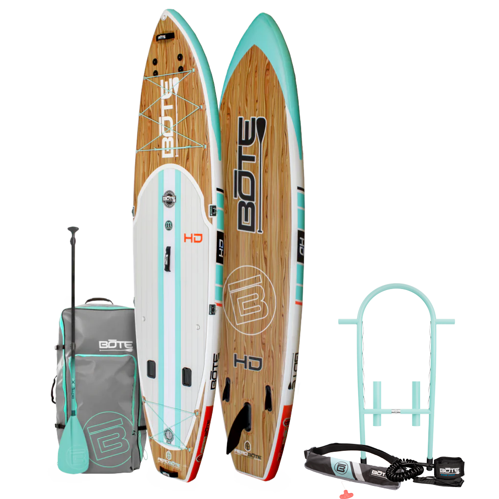 HD Aero 11′6″ Classic Cypress Inflatable Paddle Board Package