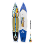 Top and bottom angled view of the Rackham 12′ Native Fusion Paddle Board with paddle