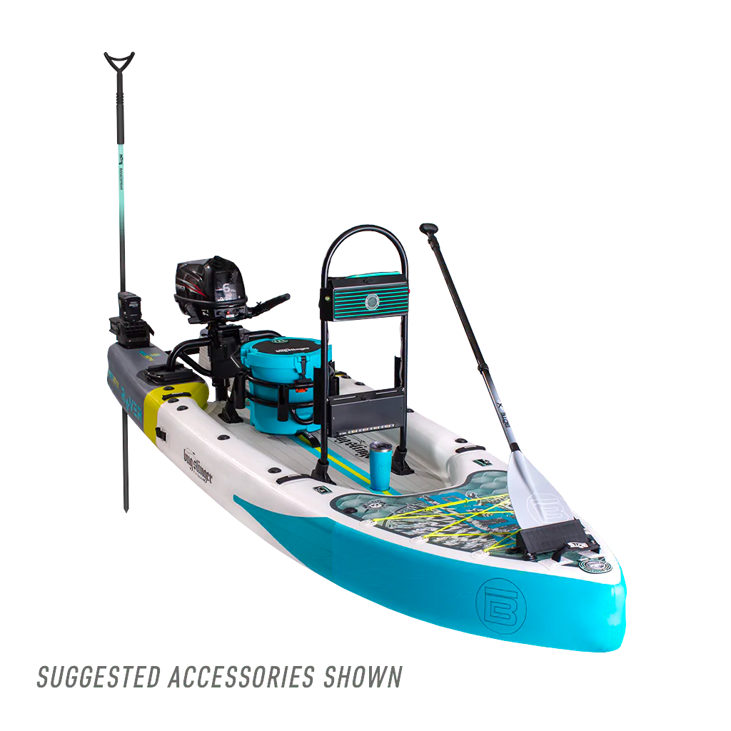Rover Aero 12′6″ Bug Slinger® Silver King Inflatable Micro Skiff Package