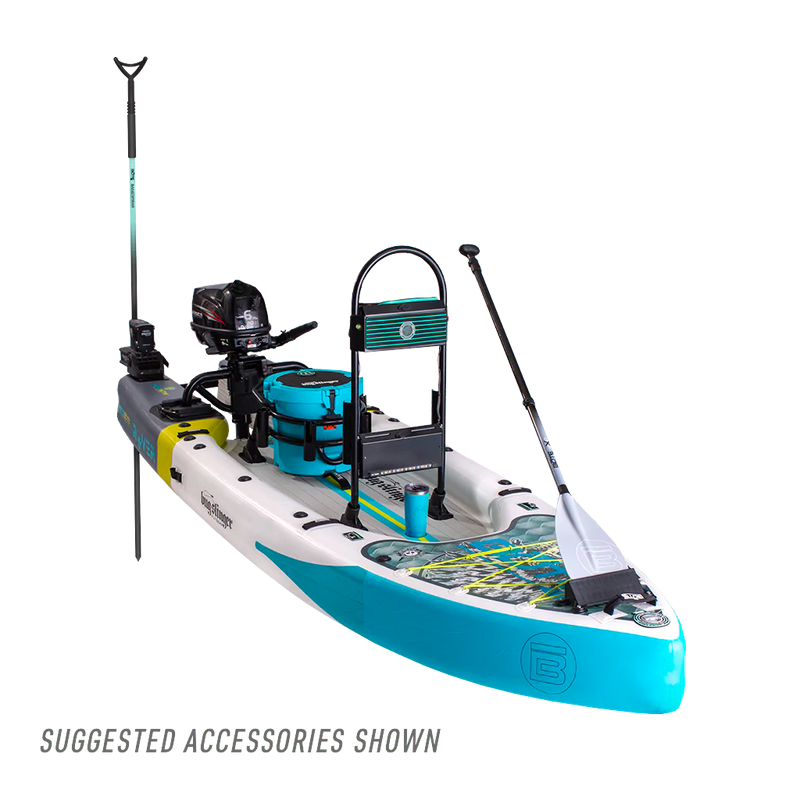 Rover Aero 12′6″ Bug Slinger® Silver King Inflatable Micro Skiff Package