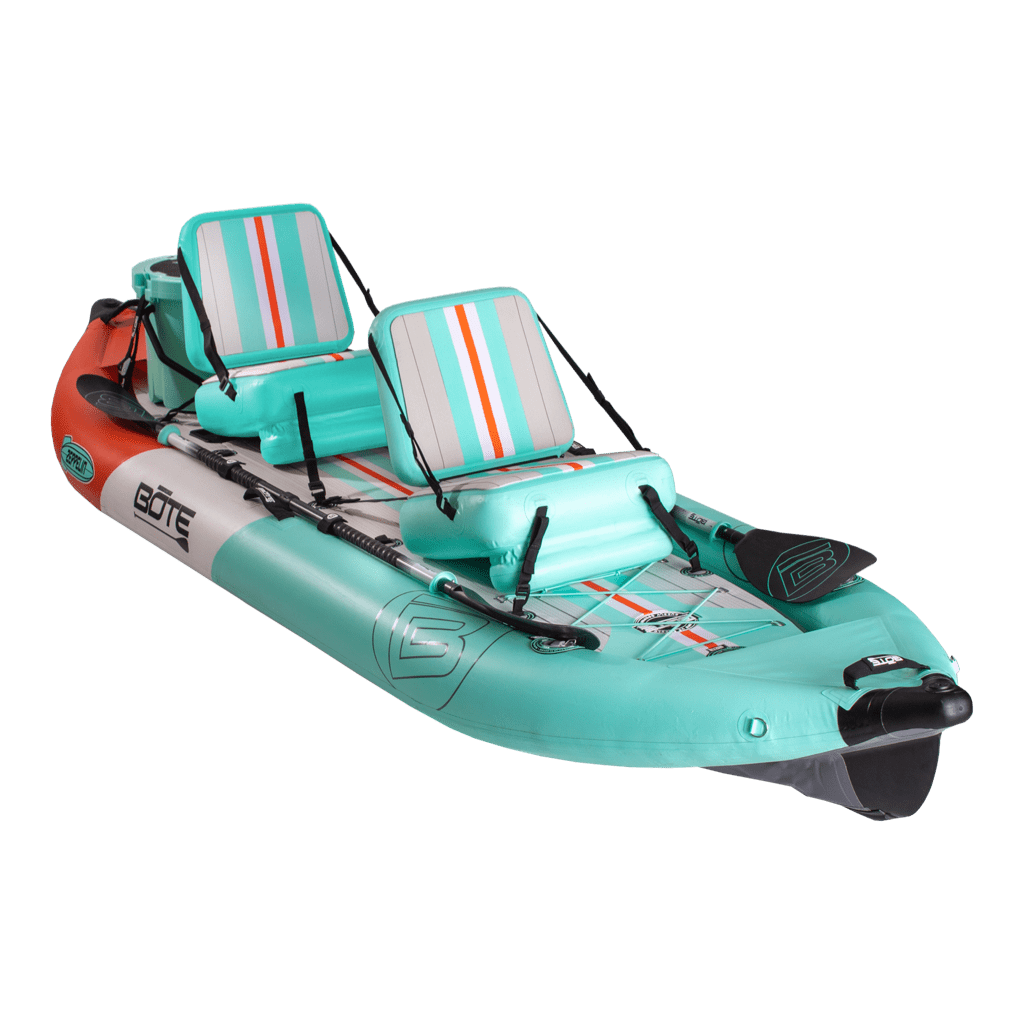 Zeppelin Aero 12′6″ Classic Seafoam Inflatable Kayak Package