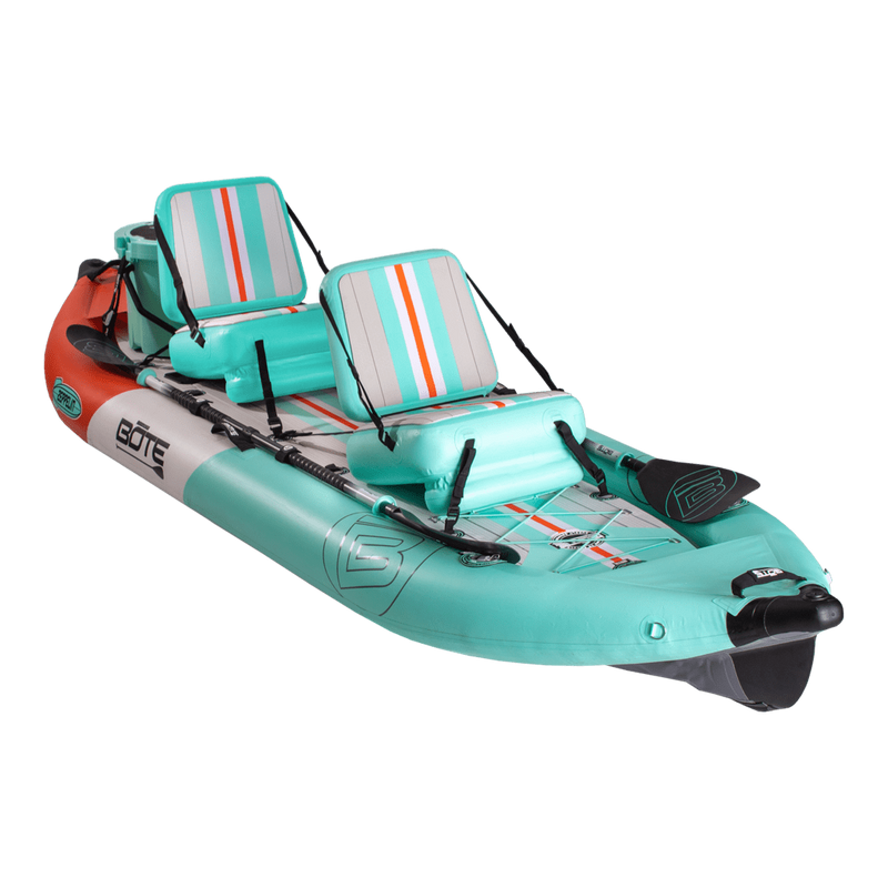 Zeppelin Aero 12′6″ Classic Seafoam Inflatable Kayak Package