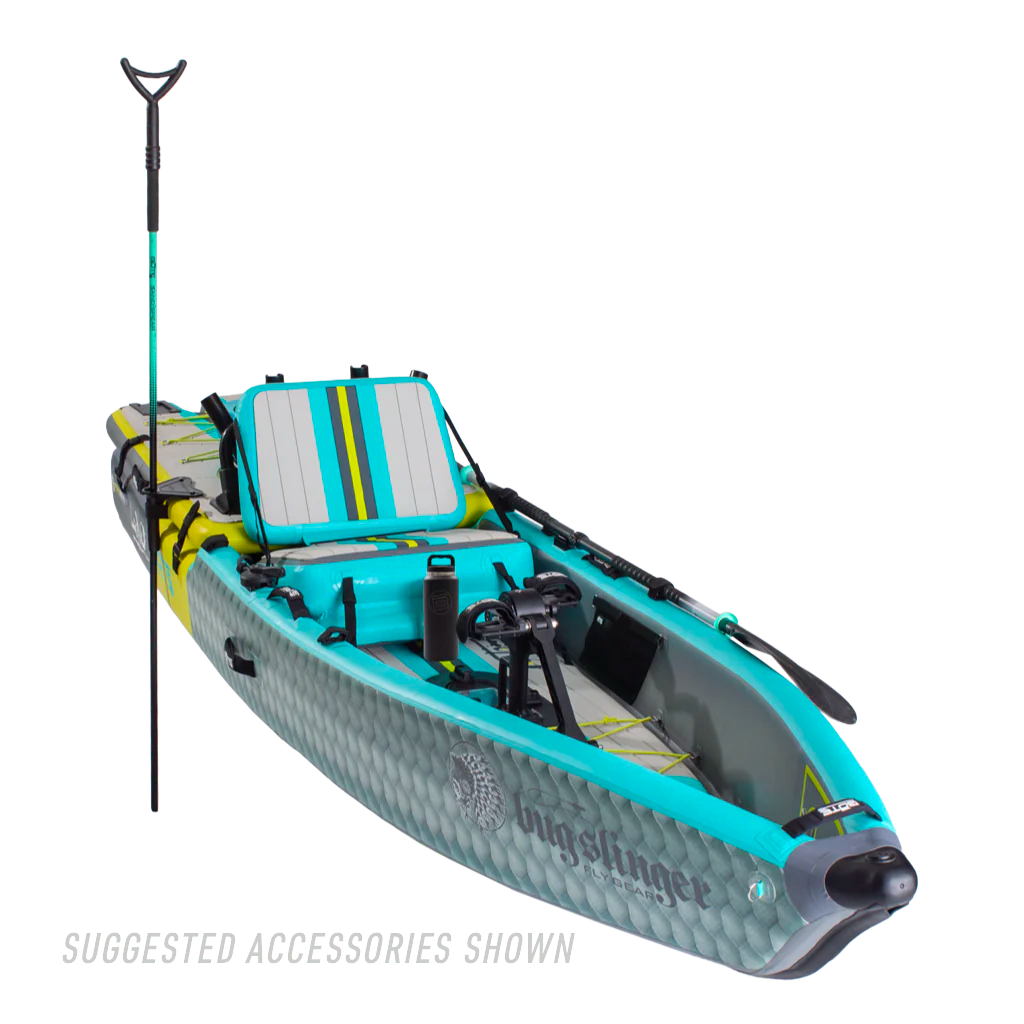 LONO Aero 12′6″ Bug Slinger® Silver King Inflatable Kayak Package