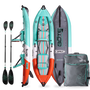Zeppelin Aero 12′6″ Classic Seafoam Inflatable Kayak Package