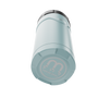 A bottom view of the MAGNEChill Can Cooler Slim Steel Blue, showing the base structure and any stability or anti-slip features.