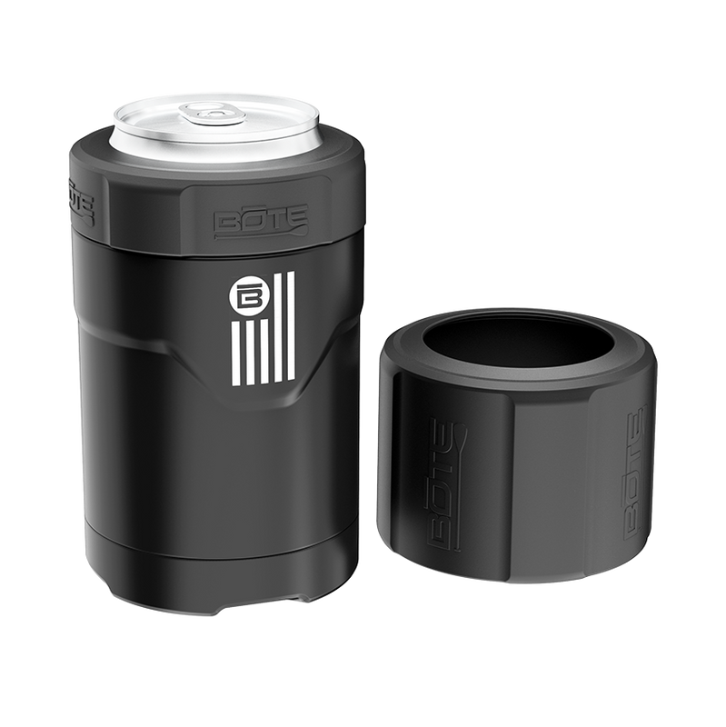 Side view of the black MAGNEChill drink holder