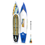 Top and bottom angled view of the Rackham 14′ Native Fusion Paddle Board with paddle