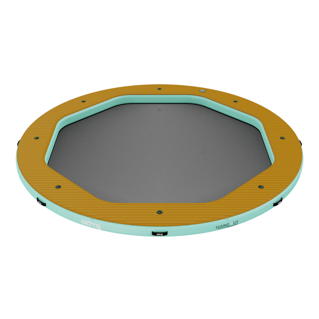 Top angled view of the Inflatable Hangout Water Hammock 15 Classic