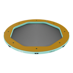 Top angled view of the Inflatable Hangout Water Hammock 15 Classic