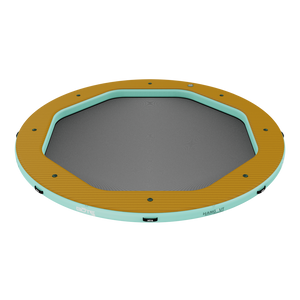 Top angled view of the Inflatable Hangout Water Hammock 15 Classic