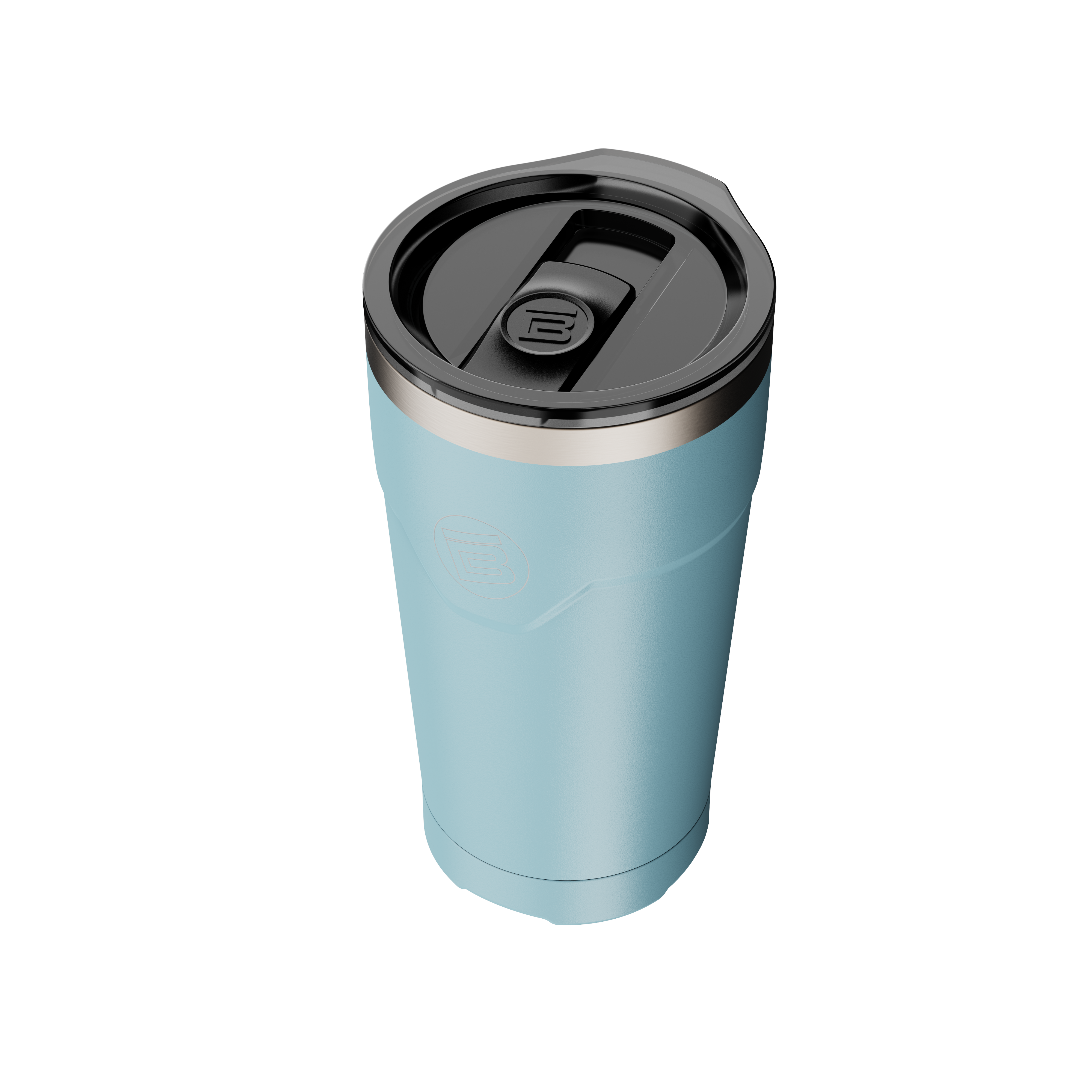 A detailed image of the MAGNETumbler 20oz with Lid Steel Blue, showing its design and key features.