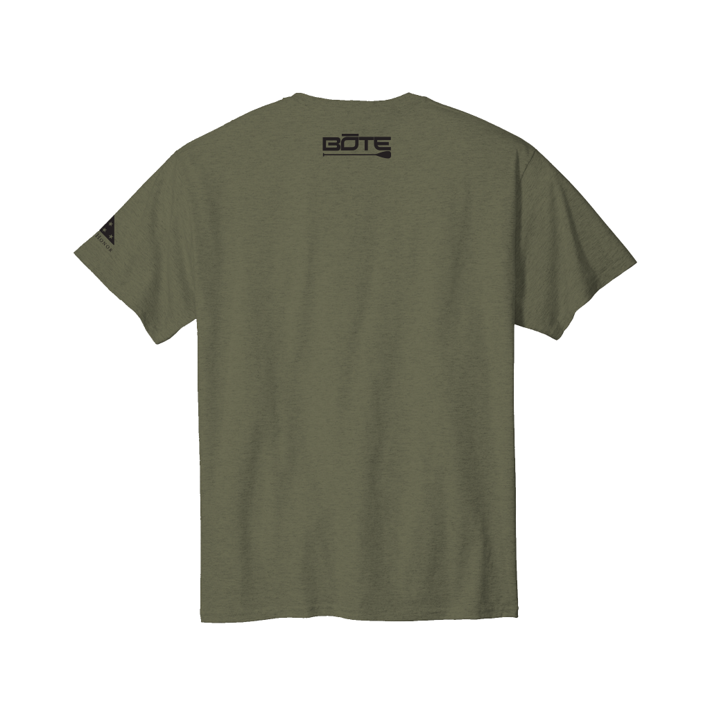 Back view the Men's Folds of Honor Tee