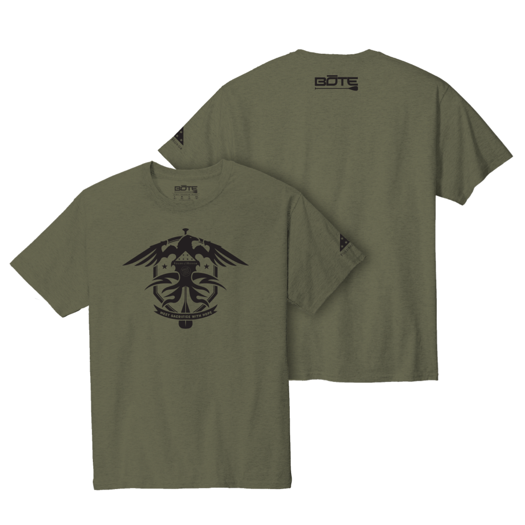 Front and back image of the Men's Folds of Honor Tee