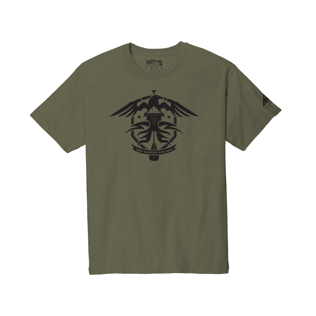 Front view of the Men's Folds of Honor Tee