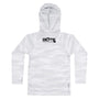 Back view the Kids Explorer Tech Hoody Ice Camo