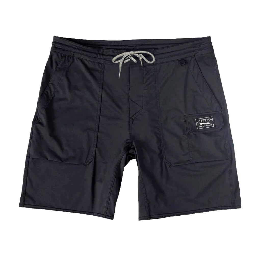 Front image of the Men's Roam Tech Short Black
