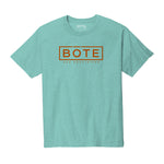 Front view of the Mens Box Logo Tee Shirt