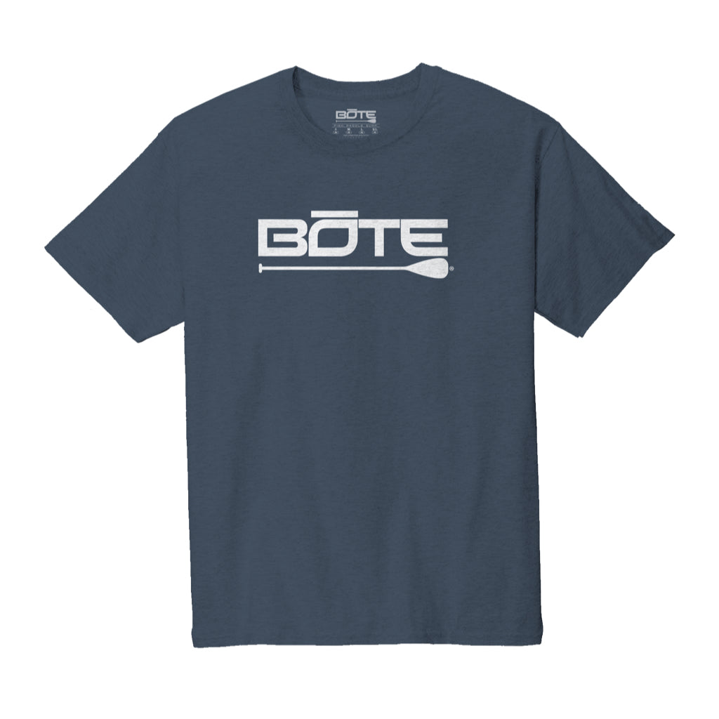 Front view of the Men's Logo Navy Tee Shirt