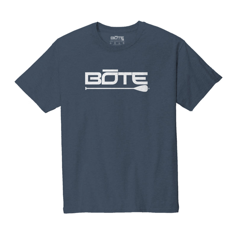 Front view of the Men's Logo Navy Tee Shirt