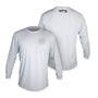 Front and back image of the Men's Low Pro Tech Long Sleeve Alloy Heathered