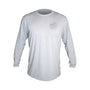 Front view of the Men's Low Pro Tech Long Sleeve Alloy Heathered