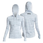 Front and back image of the Women's Flight Tech Hoody Ice Camo