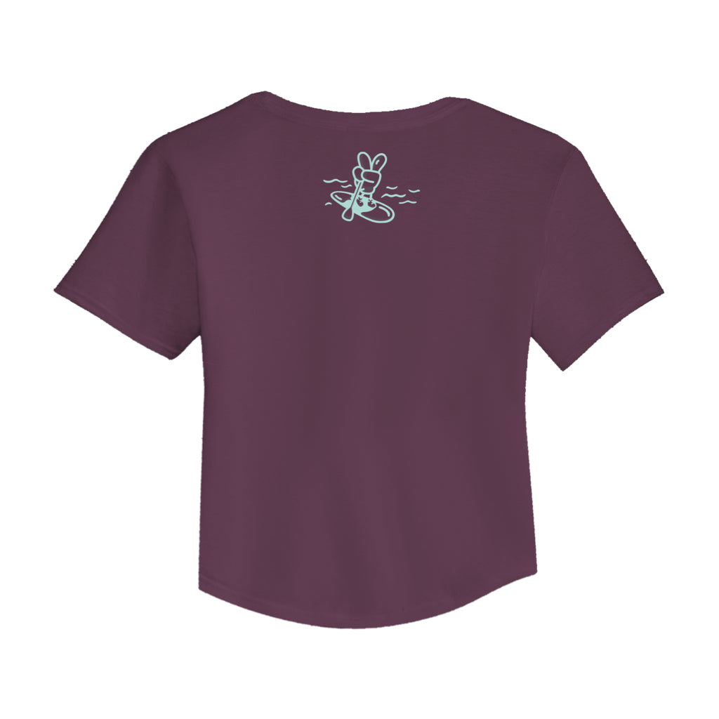 Back view the Womens Peace Tee Shirt