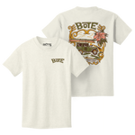 Front and rear view of the BOTE Board Meeting Tee