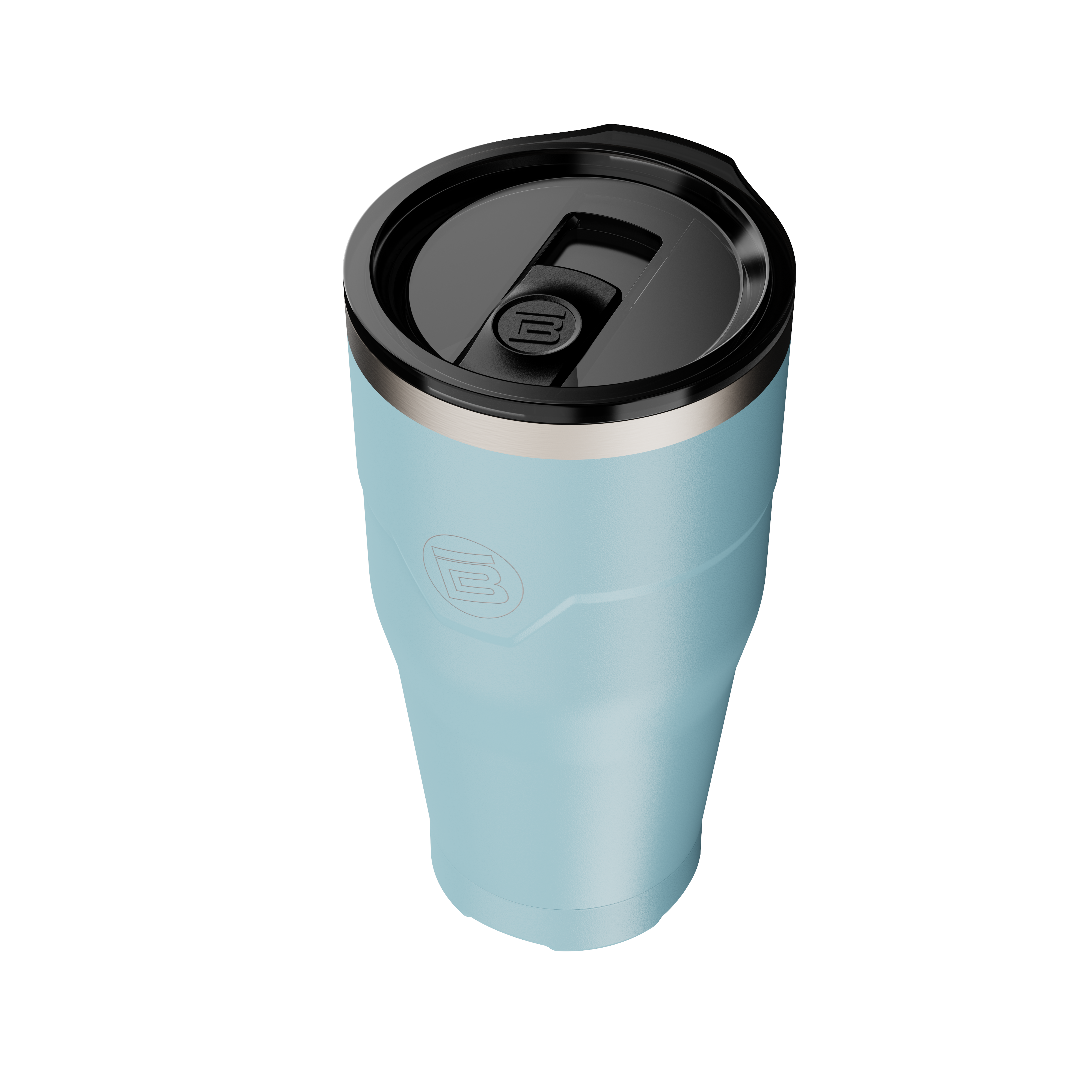 A detailed image of the MAGNETumbler 32oz with Lid Steel Blue, showing its design and key features.