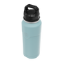A direct front view of the MAGNEBottle 36oz with Cap Steel Blue, highlighting its main design and branding elements.