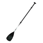 Angled view of the SUP Configuration of the 4-Piece Hybrid Adjustable Aluminum Paddle Black