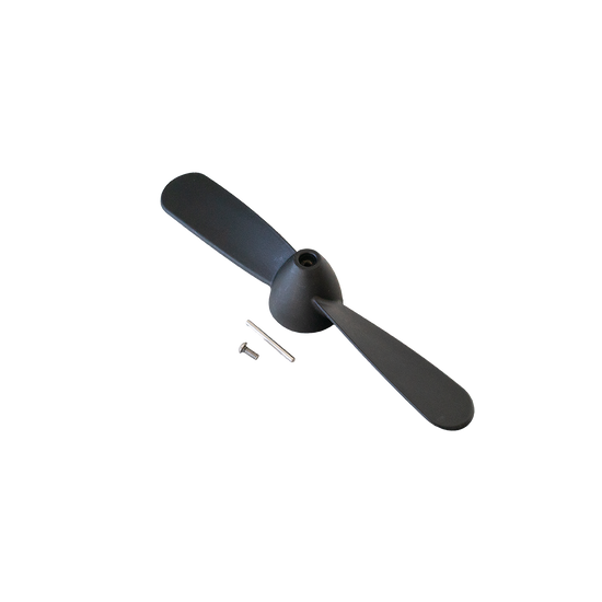 Top view of the APEX Pedal Drive Propeller Kit showing the two-blade propeller and mounting hardware.