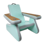 Side angled view of the BOTE AeroRondak® chair