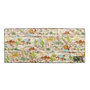 Top view of towel