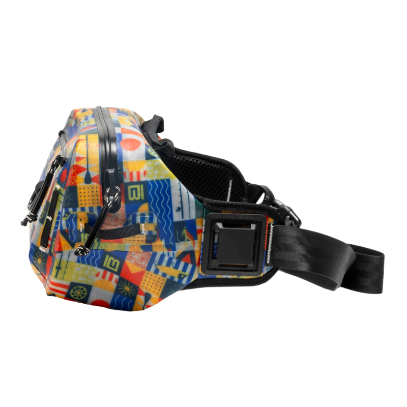 Side view of the Highwater Belt Pack Fischer Topwater