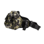Side view of Highwater Belt Pack Verge Camo showing buckle strap and camo texture.